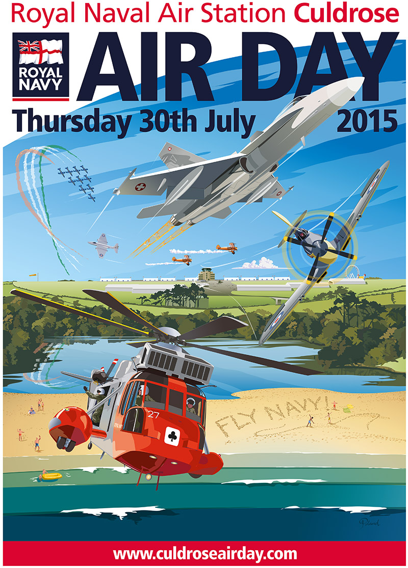 image of the RNAS Culdrose Air Day 2015 poster