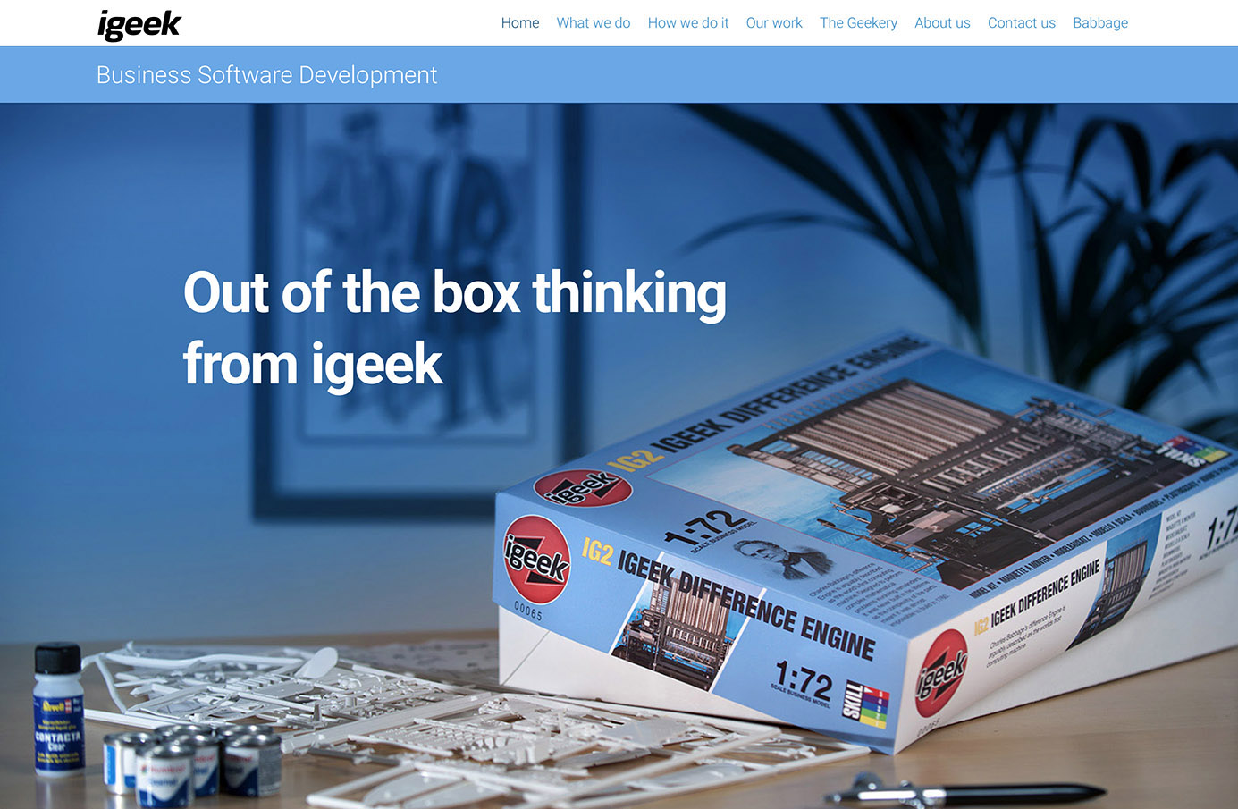 Igeek homepage